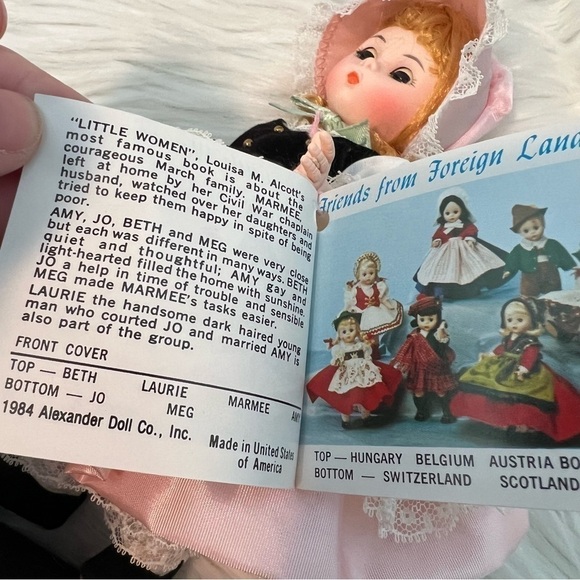 Madame Alexander Doll Bo-Peep #483 1984 w/ Wrist Tag & Box 8” Tall Blonde Hair - Picture 10 of 12